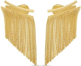 SHYMI Fringe Earrings in Gold at Nordstrom