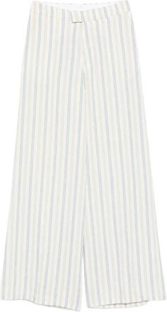 Berwich Nina Wijde Broek - Dames - Wijde Broeken - Blauw - 2XS - Broeken