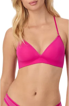 OnGossamer Next to Nothing Wireless Bra in Sweet Fuchsia at Nordstrom, Size 36D