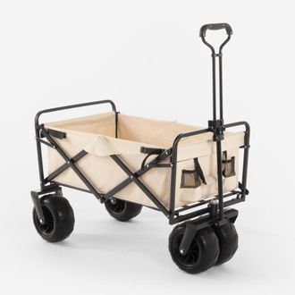 Stark Carrito Portaobjetos Plegable 100 Kg Jard&iacute;n Camping Playa Marty