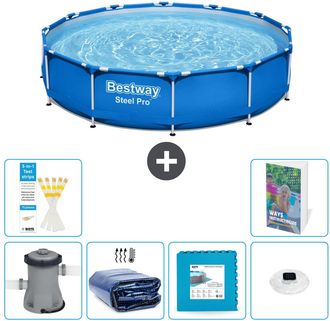 Bestway Piscina Bestway Steel Pro Redonda - 366x76 Cm - 7-piezas S326