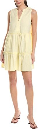 Michael Stars Sandra Linen-Blend Mini Dress