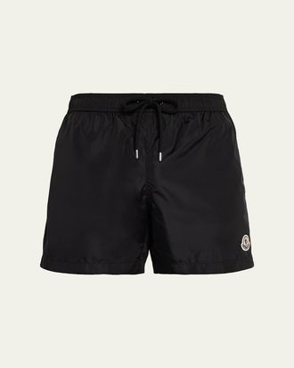 Moncler Mens Drawstring Swim Shorts