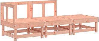 vidaXL Juego De Muebles De Jard&iacute;n 3 Pzas Madera Maciza Abeto Douglas Vidaxl