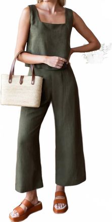 Emerson Fry Roma Pant In Martini Olive