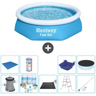 Bestway Piscina Bestway Fast Set Redonda - 244x61 Cm - 8-piezas S21401