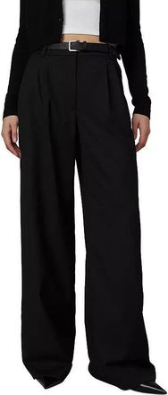 Joe's Joes Jeans X Dani Michelle the Brody Pants Womens Black Wide Leg BUU190