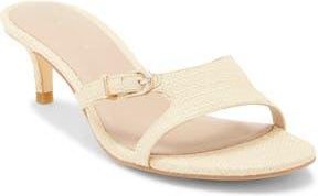 Stuart Weitzman Irene Slide Sandal in Natural. at Nordstrom Rack, Size 10.5