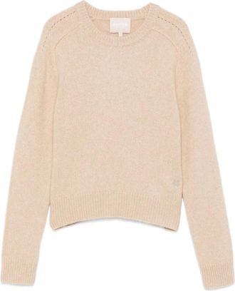 Kujten Maglione girocollo in cashmere - Toni neutri