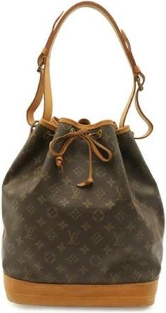 Louis Vuitton Tweedehands Canvas Louis Vuitton tassen - Dames - Vintage Tas - Bruin - ONE Size - Vintage