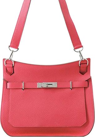 Herm&egrave;s 2019 Clemence Jypsiere 28 crossbody bag - Rosa