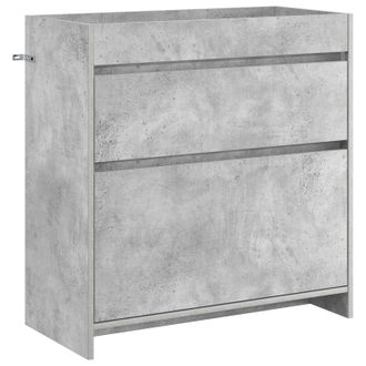 vidaXL Gabinete De Ba&ntilde;o Debajo Del Lavabo Gris Hormig&oacute;n Vidaxl