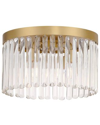 Crystorama Emory 4-Light Modern Gold Ceiling Mount