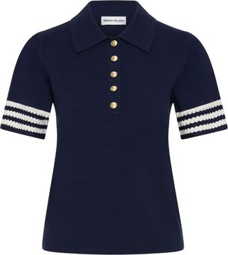 Rebecca Vallance Polo Mayflower a righe - Blu