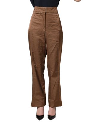 Cavalli High Waist Fla Trouser Womens Pants