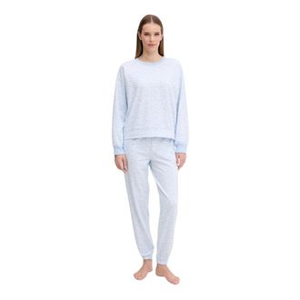 DKNY Dkny, Nachtkleding, Dames, Blauw, M, Katoen, Pyjamaset