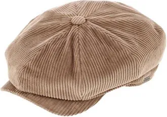 Wigens Mens Brisbane Moss Corduroy Retro Newsboy Cap in Camel at Nordstrom, Size 60