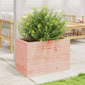 Berkfield Home Decorative Garden Planter 70x40x45.5 cm Solid Wood Douglas in Light Brown