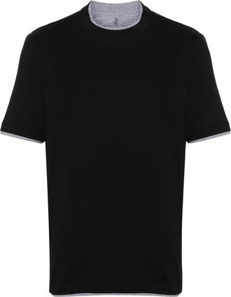 Brunello Cucinelli Layered-effect T-shirt