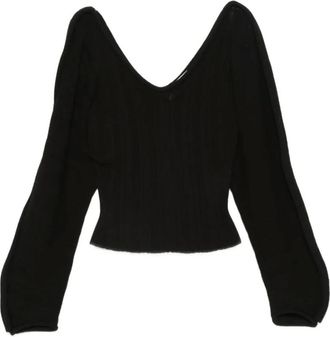 S&eacute;fr Truien & Vesten, Dames, Zwart, S, Katoen, Anguille Sweater