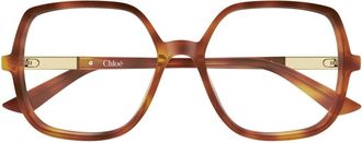 Chlo&eacute; Geometric Optical Frame - Dames - Brillen - Bruin - 54 MM - Accessoires