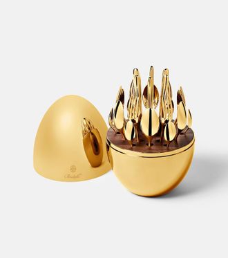 Christofle Mood Gold 24kt gold-plated 24-piece cutlery set