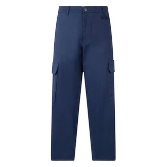 Moschino Straight Trousers - male - Moschino - Straight Trousers - Blue - M - Trousers