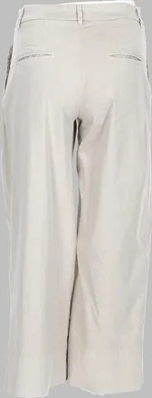 Fay Stretch Cotton Trousers - White