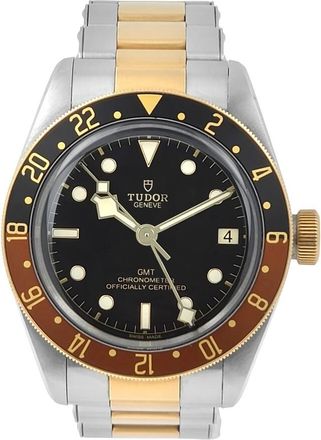 Tudor Pre-owned Tudor Black Bay GMT Automatic Chronometer Black Dial Mens Watch 79833MN