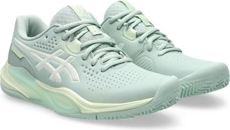 Asics Tennisschuh ASICS GEL-CHALLENGER 15 CLAY, Damen, Gr. 37,5, gr&uuml;n (lichen rock, whisper gr&uuml;n), Synthetik, Schuhe Tennisschuh, Sandplatzschuhe f&uuml;r Aschep