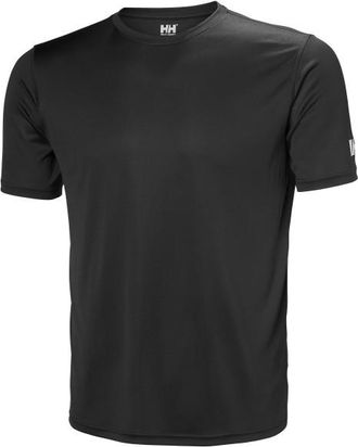 Helly Hansen Tech T-Shirt 2.0 Kunstfaserunterw&auml;sche f&uuml;r Herren | schwarz