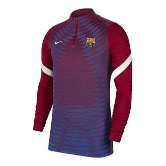 Nike FC Barcelona Drill Tee Red Blue CW1377-621