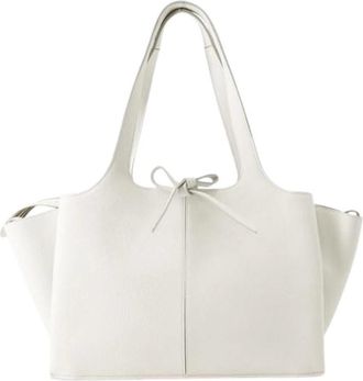 Celine Pre-owned Vintage Tote Bag - Dames - Vintage Shopper - Wit - ONE Size - Leer - Vintage