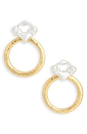 Karine Sultan Mixed Metal Ring Drop Earrings in Mixed Metals at Nordstrom Rack