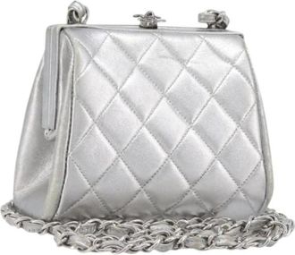 Chanel Pre-owned Mini Pouch - - Pre-owned - Donna - Grigio - ONE SIZE