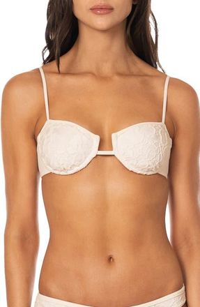 Maaji Amatista Whisper Lace Bikini Top in Light Beige at Nordstrom, Size X-Small