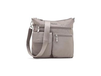 Baggallini Modern Everywhere Slim Crossbody Cross Body Womens Handbags Moonrock, Polyester