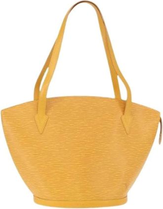 Louis Vuitton Pre-owned Shoulder Bags, female, Yellow, Size: ONE SIZE Pre-owned Vintage Shoulder Bag