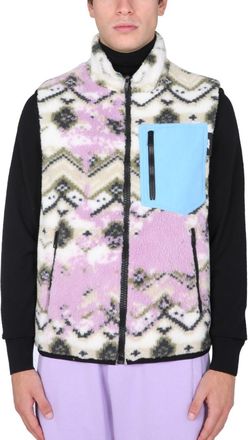 Msgm Multicolor Reversible Vest Jacket