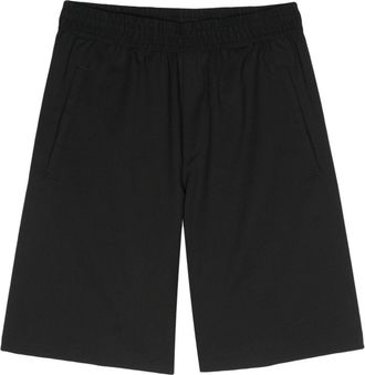 Neil Barrett Jordan bermuda shorts - men - Elastane/Cotton/Polyester/Polyester/Virgin Wool - 44 - Black