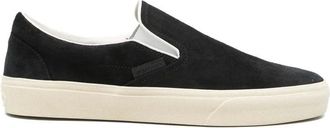 Tom Ford Loafers, male, Black, Size: 11 US Suede Jude Slip On Sneaker