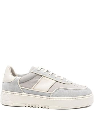 Axel Arigato suede panelled sneakers - men - Calf Suede/Calf Leather/Rubber - 43 - Grey