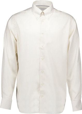 Eton Oxford Overhemd - Heren - Casual Overhemden - Beige - 4XL - Katoen - Overhemden