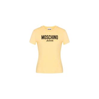 Moschino unisex, Tops, Geel, Maat: 2XS Katoen