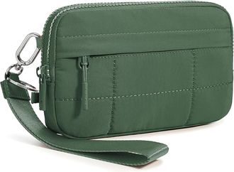 Generic Crossbody Bags Wristlet Purses Wallets with 4 Zipper for Women and Girls, Handbag Holder for Credit Cards and Daily Essentials (Green)