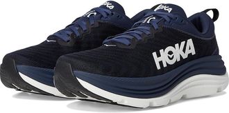 Hoka One One Gaviota 5 Mens Running Shoes Varsity Navy/White : 7.5 D - Medium