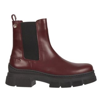 Tommy Hilfiger Dames, Schoenen, Rood, Maat: 36 EU Leer