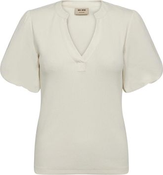 Mos Mosh T-shirts - Dames - T-shirts - Beige - S - Tops