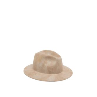 Dondup Cappello in feltro - Dames - Hoeden - Beige - ONE Size - Accessoires
