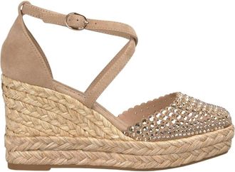 Alma En Pena Alma EN Pena, Schoenen, Dames, Beige, 35 EU, Teenwig met kralen